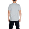 T-shirt en coton gris Calvin Klein