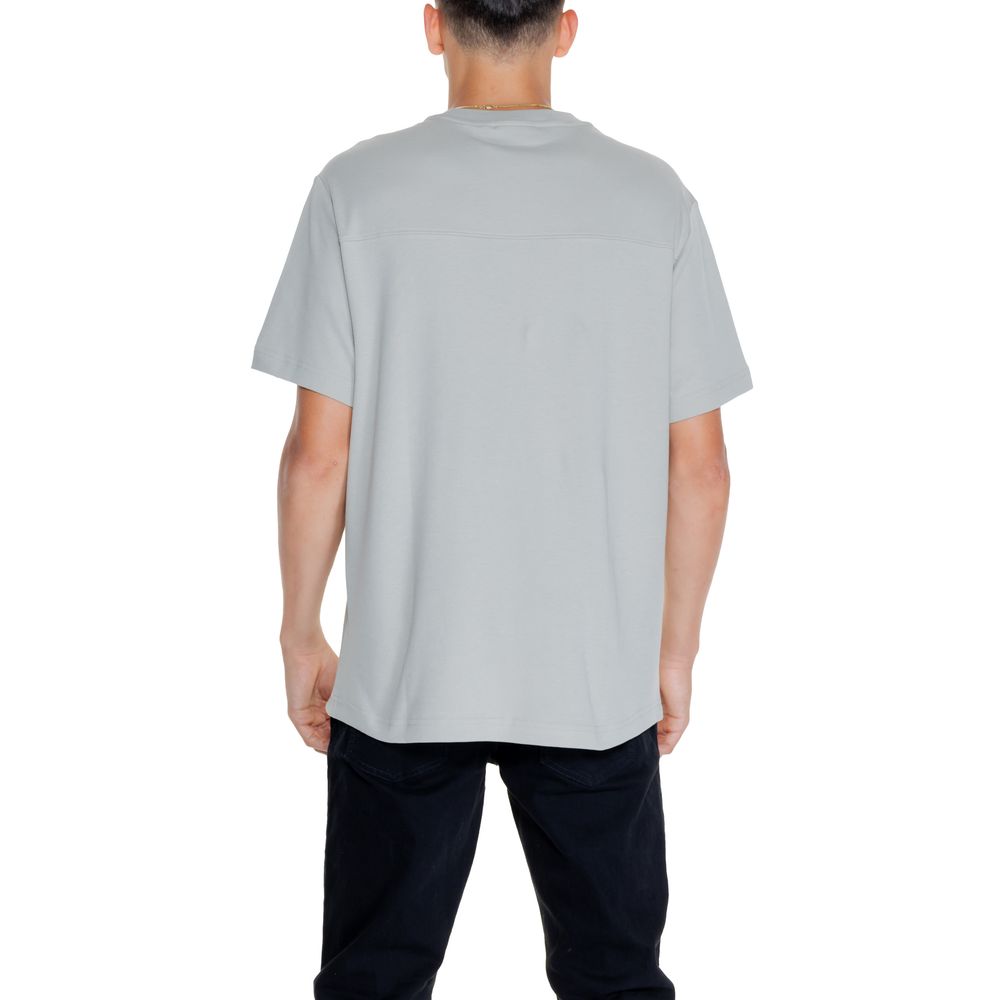 T-shirt en coton gris Calvin Klein