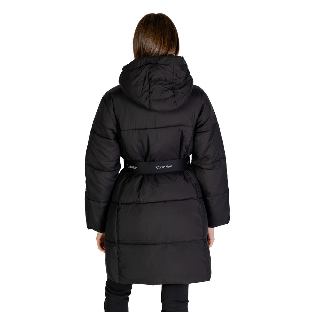 Calvin Klein Jeans Black Nylon Jackets & Coat