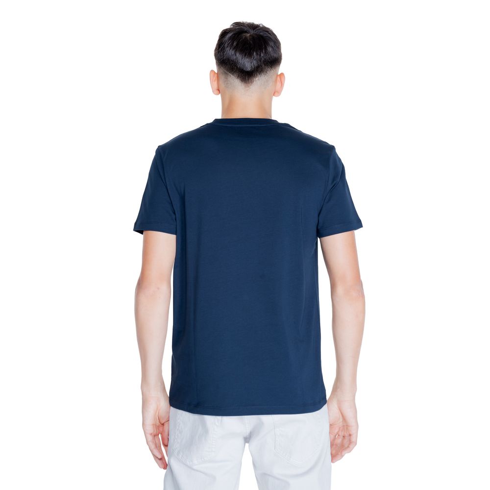 T-shirt en coton bleu Peuterey