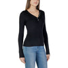 Hauts et t-shirts en viscose noire Guess