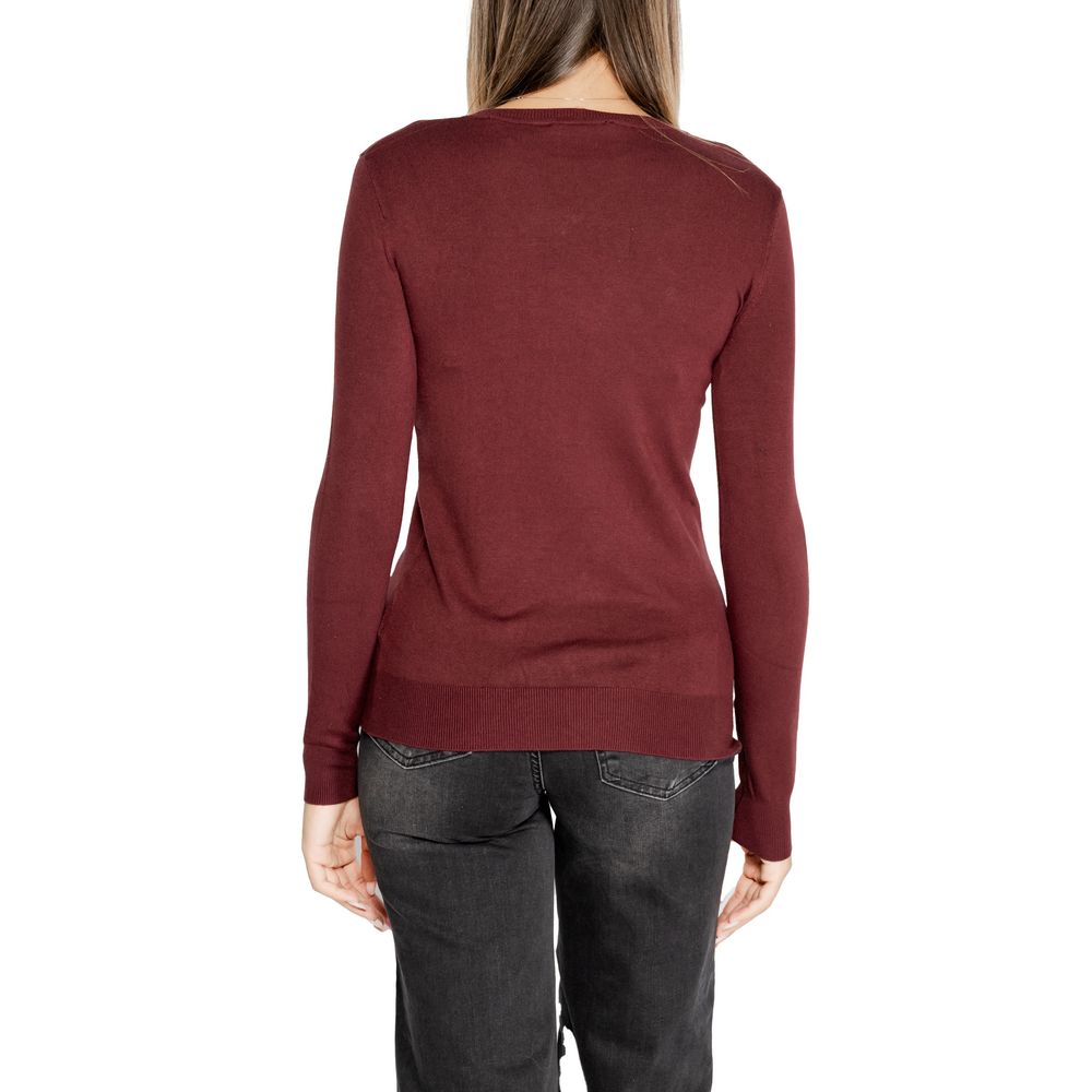 Hauts et t-shirts en viscose bordeaux Guess