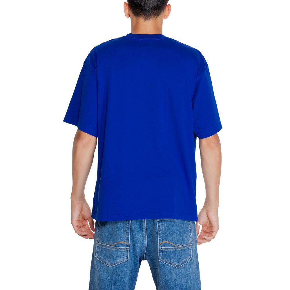 T-shirt en coton bleu Replay