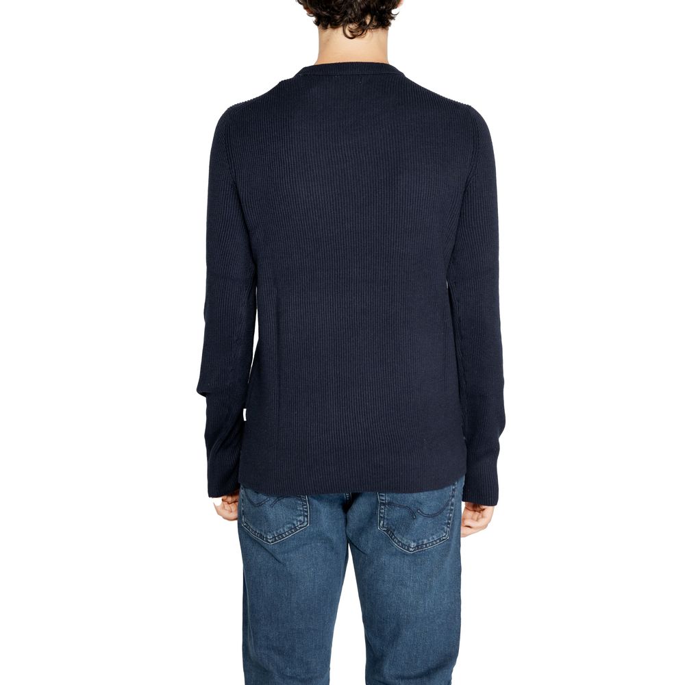 Jack Jones – Blauer Pullover aus recyceltem Polyester