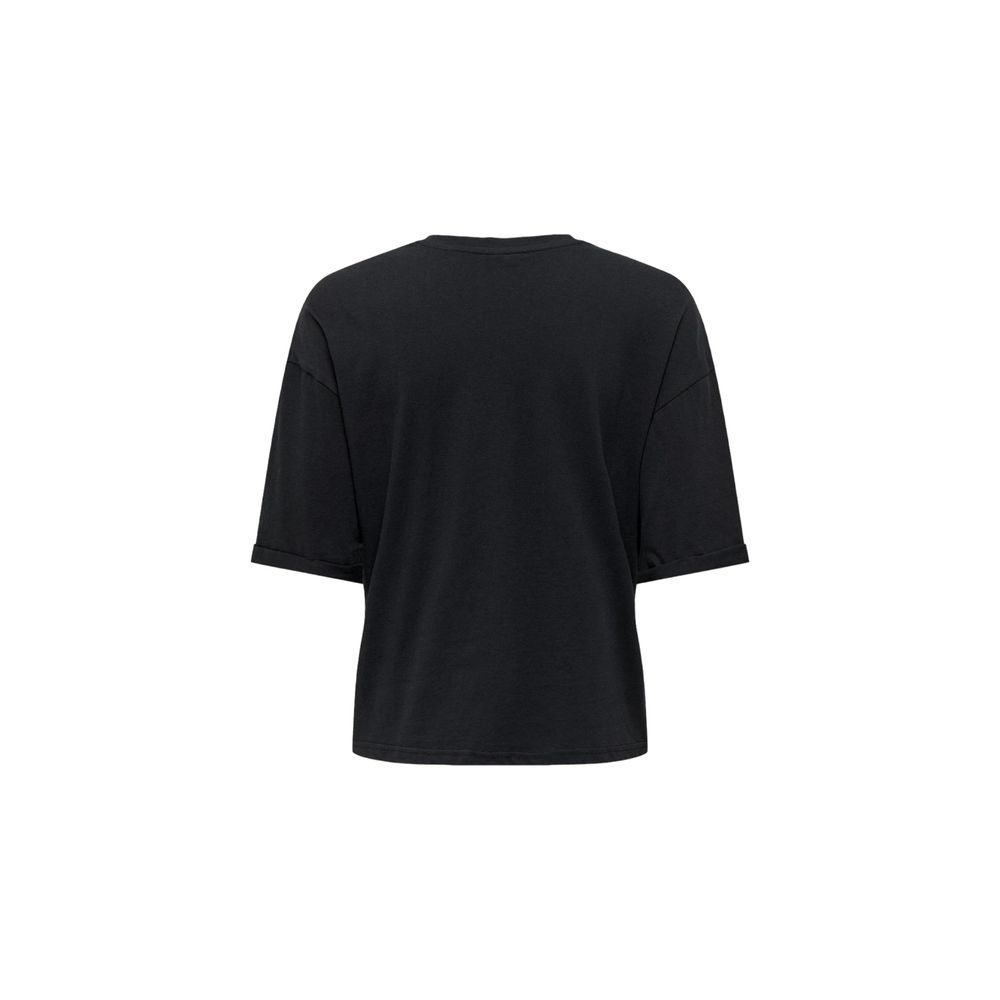 Only Black Cotton Tops & T-Shirt