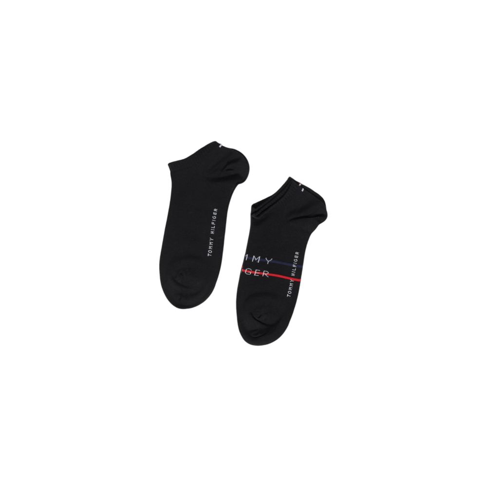 Tommy Hilfiger Black Cotton Sock