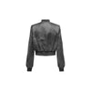 Only Gray Synthetic Leather Jackets & Coat