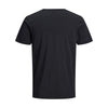 Jack Jones Black Flamed Cotton T-Shirt