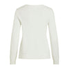 Vila Clothes White Viscose Sweater