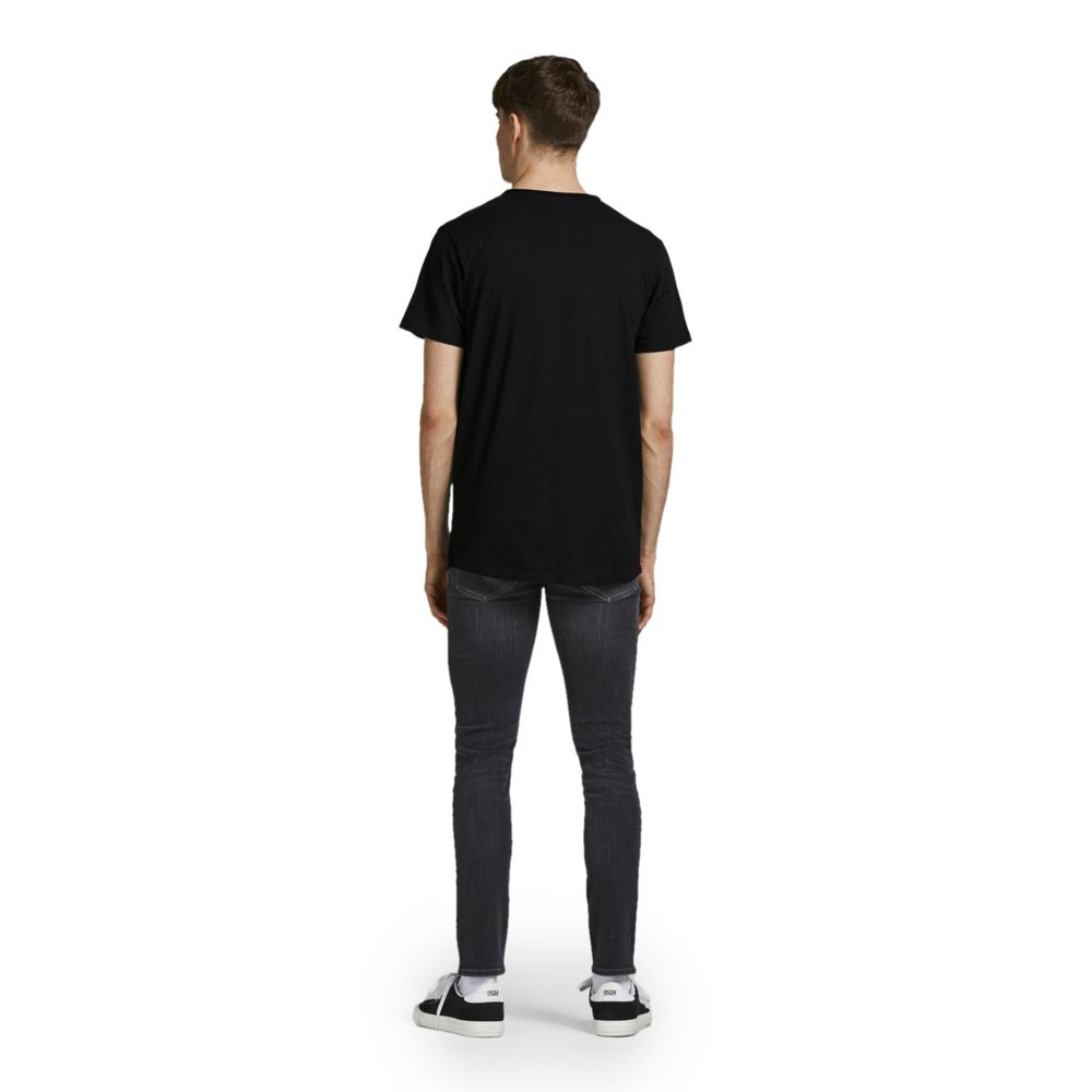 Jack Jones Black Organic Cotton T-Shirt