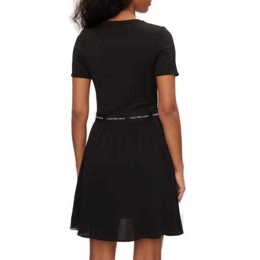 Calvin Klein Jeans Black Viscose Dress