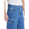 Calvin Klein Jeans Blue Cotton Short