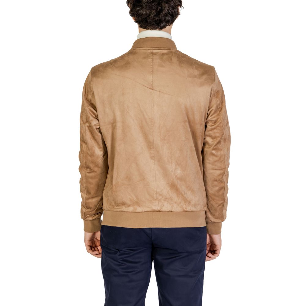 Gianni Lupo Beige Polyester Jacket