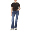 Tommy Hilfiger Jeans Black Recycled Cotton Tops & T-Shirt