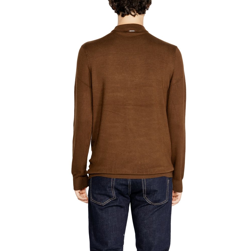 Antony Morato Brown Viscose T-Shirt