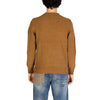 Gianni Lupo Brown Polyester Sweater