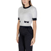 Morgan De Toi White Polyamide Sweater