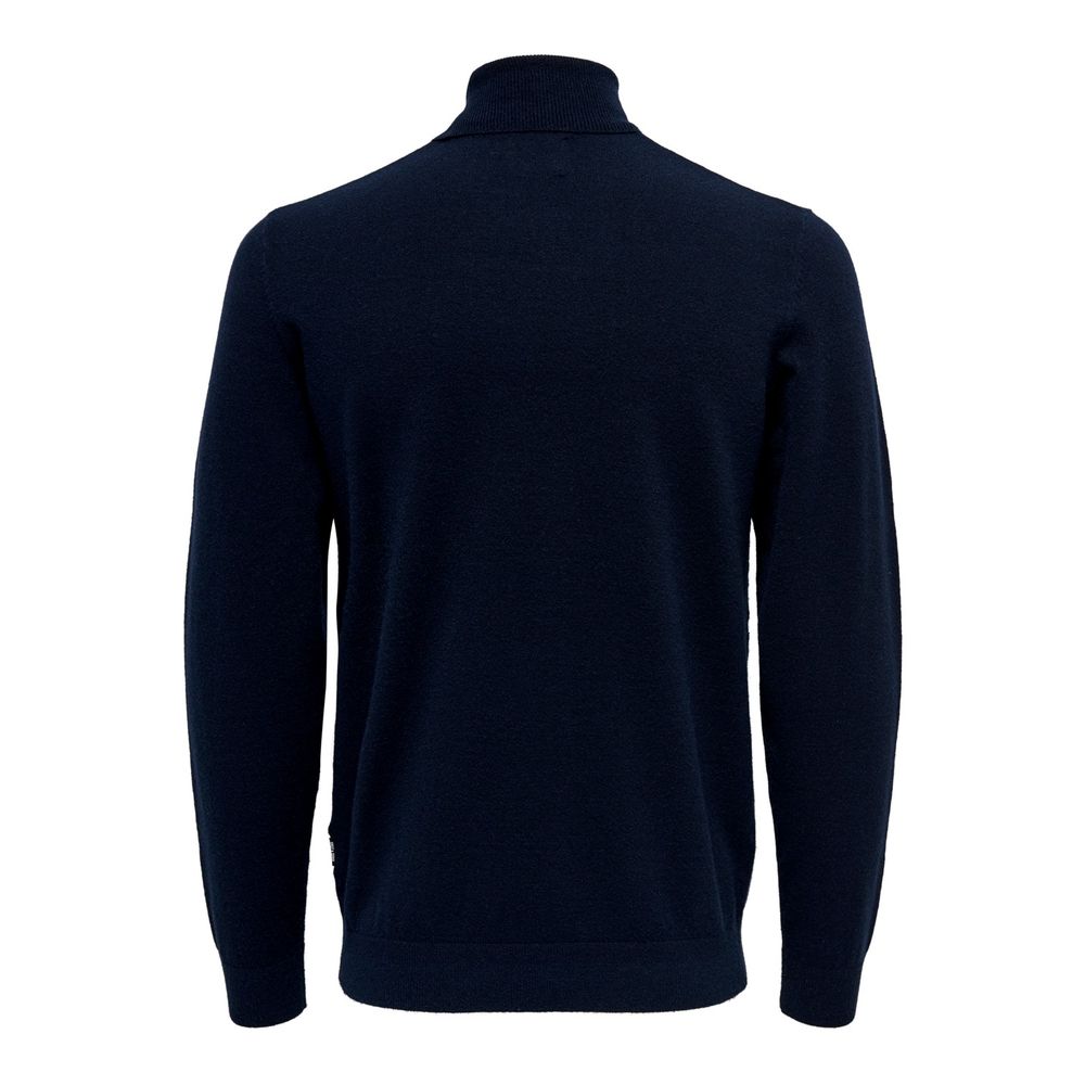 Only & Sons Blue Viscose Sweater