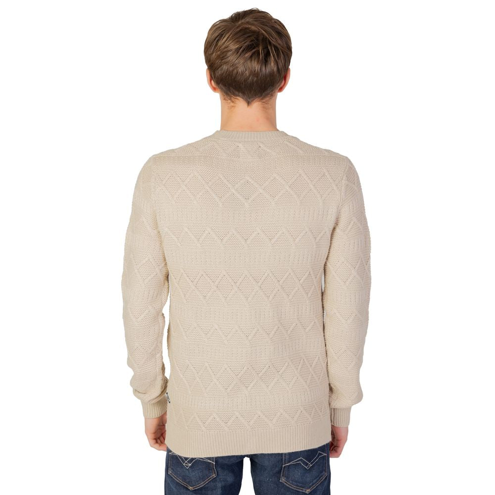 Only & Sons Beige Acrylic Sweater