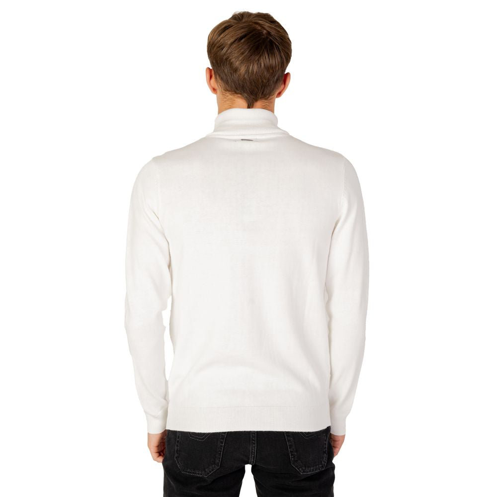 Antony Morato Cream Cotton Sweater