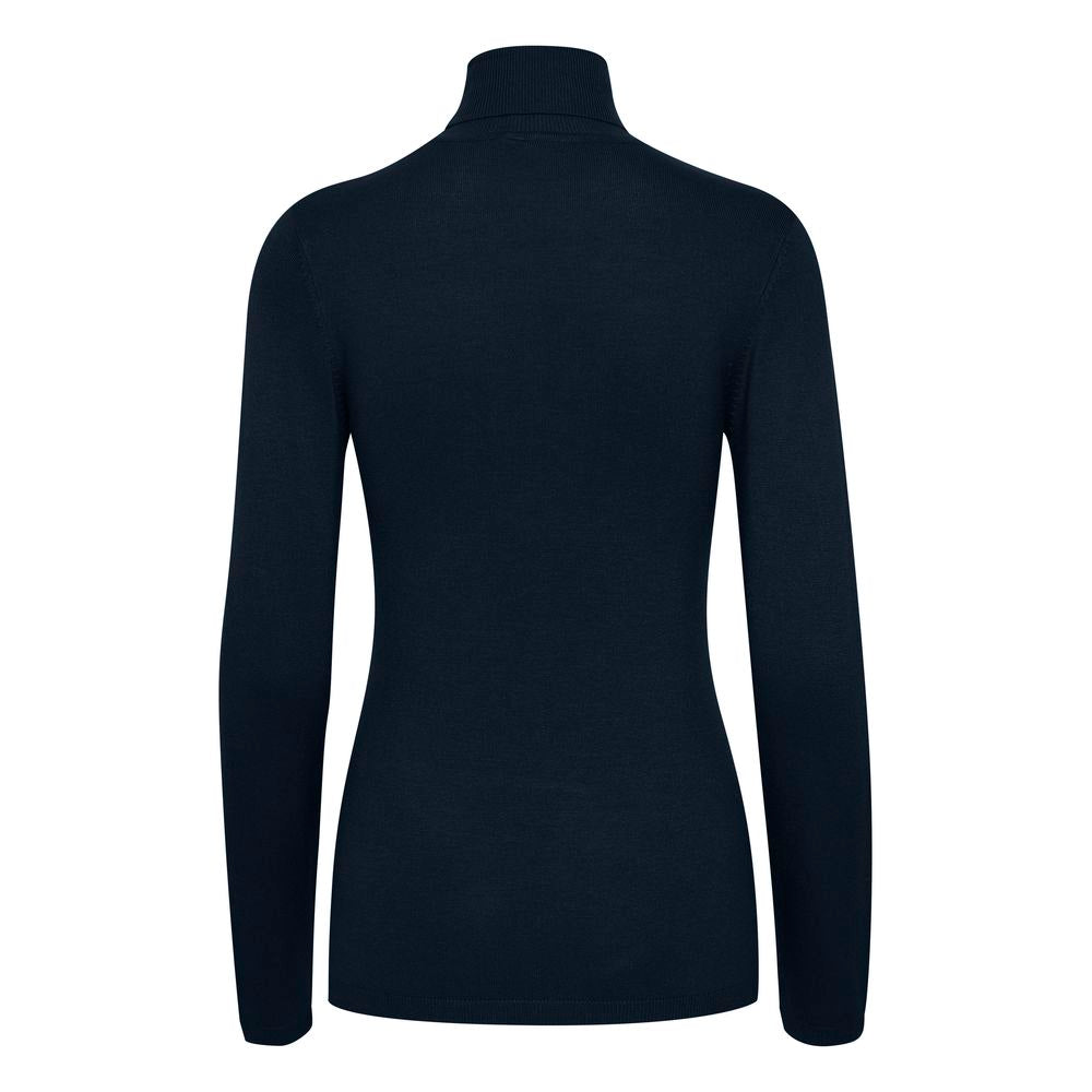 ICHI – Blauer Viskosepullover