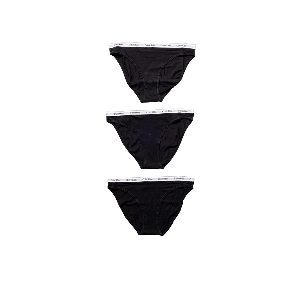 Sous-vêtements en coton noir Calvin Klein Underwear