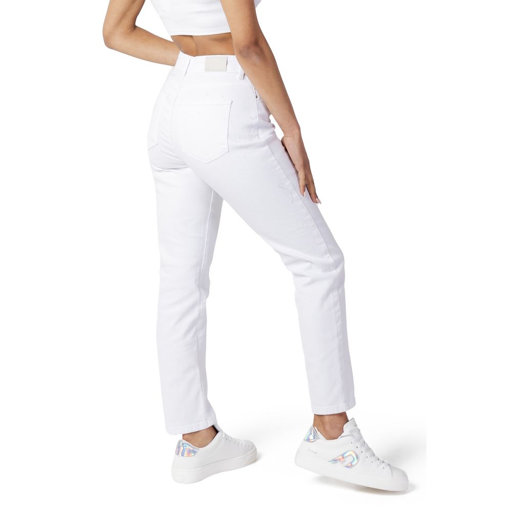 Only White Cotton Jeans & Pant