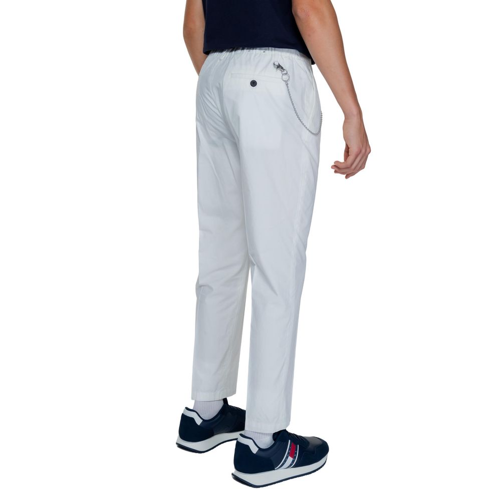 Antony Morato White Cotton Jeans & Pant