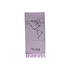 Alviero Martini Prima Classe Purple Polyacrylic Scarf