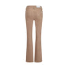 7FOR Coated Strecht Cafe Crema Denim Pants