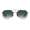 David Beckham Gray Metal Sunglasses