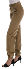 Ermanno Scervino Pantalon décontracté beige chic pour un style sophistiqué