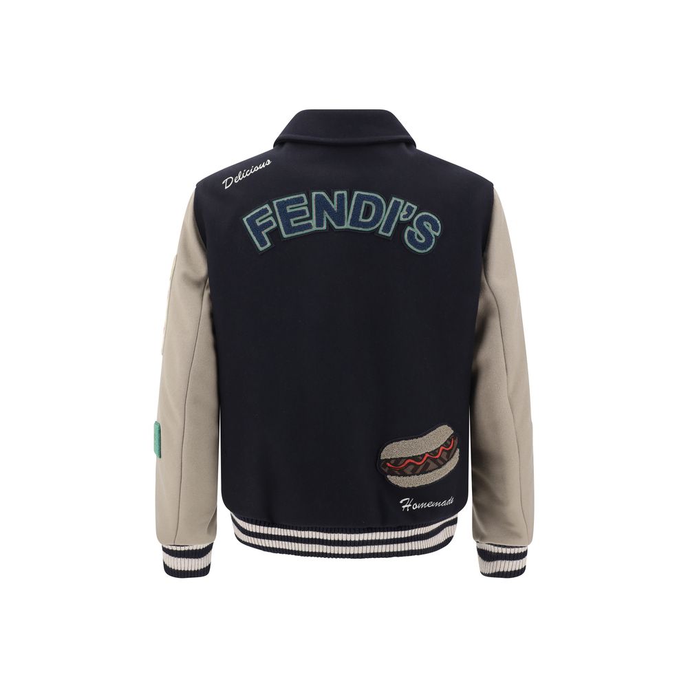 Fendi College-style Bomber Jacket