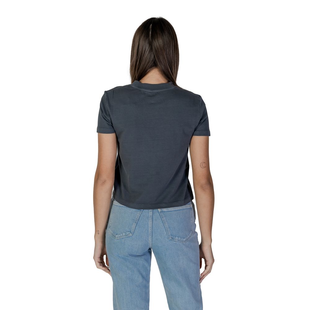 Calvin Klein Jeans Black Cotton Tops & T-Shirt