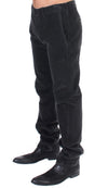 GF Ferre Elegante schwarze Cordhose aus Baumwolle