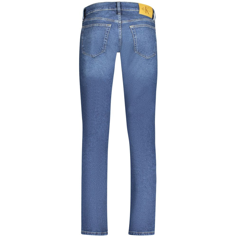 Calvin Klein Blue Cotton Jeans & Pant