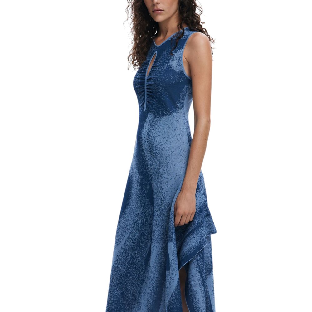 Desigual Blue Viscose Dress