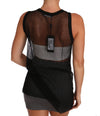 Dolce & Gabbana Elegant Sleeveless Black Mesh Top