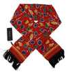 Foulard en soie multicolore élégant pour homme Dolce &amp; Gabbana