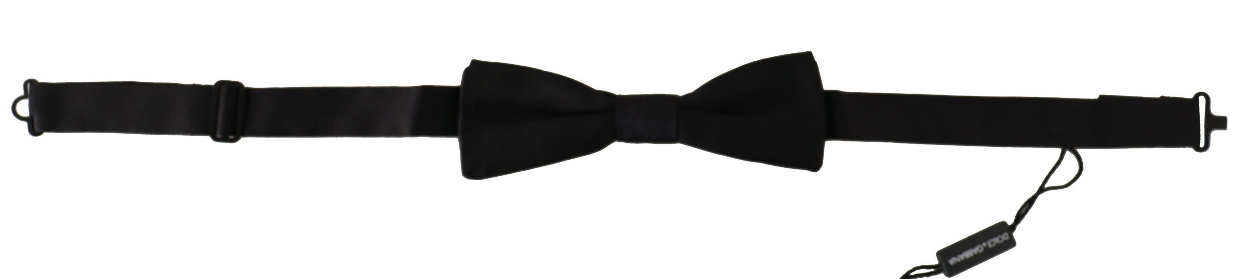 Dolce & Gabbana Elegant Black Silk Bow Tie