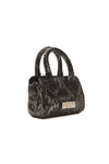 Mini sac fourre-tout Pompei Donatella Chic en cuir à imprimé python