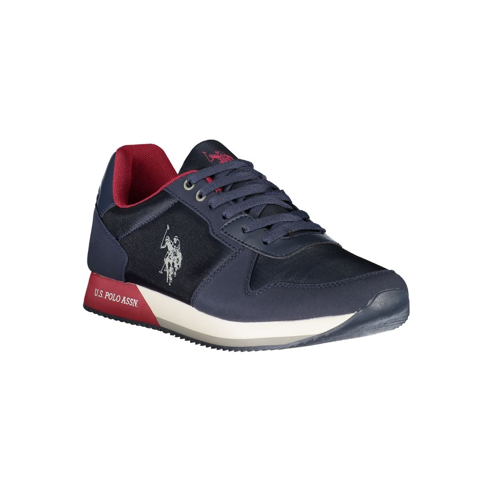 U.S. POLO ASSN. Blue Polyester Men Sneaker